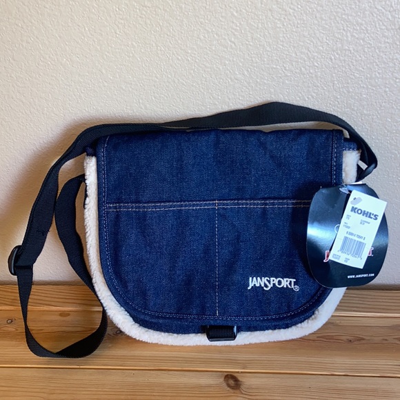 Jansport Bags New Jansport Chill Out Denim Corduroy Shearling